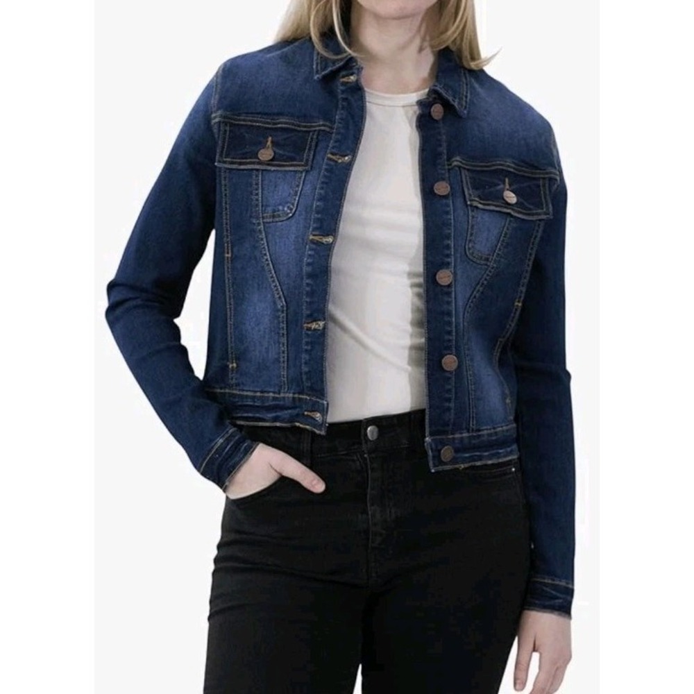 New‎ With Tags Indigo Saints Denim Jacket - Size XL - Color Dark Blue